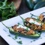 Black Bean and Corn Stuffed Jalapenos