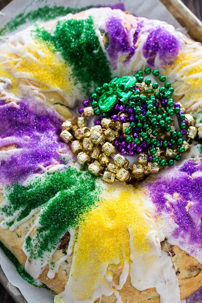 Cinnamon-Pecan King Cake