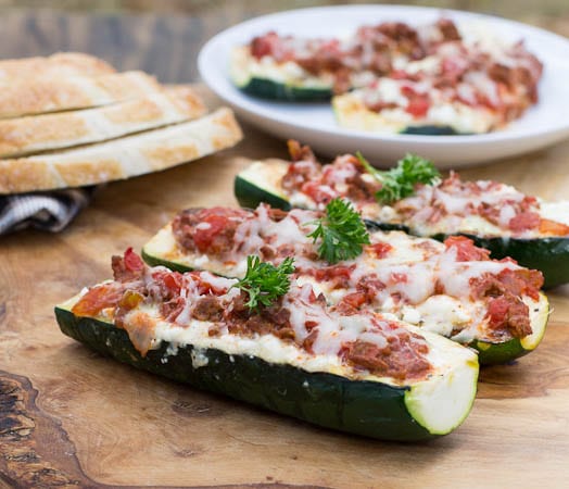 Lasagna Zucchini Boats