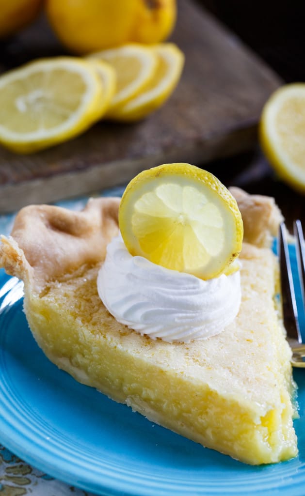 Lemon Chess Pie - Spicy Southern Kitchen