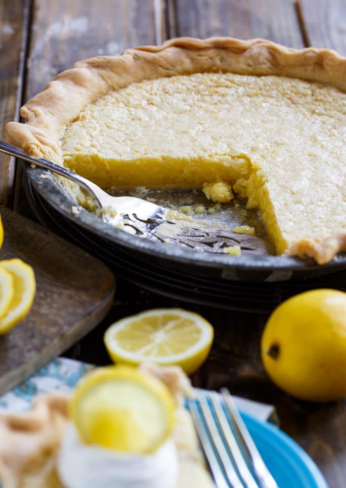 Lemon Chess Pie - Spicy Southern Kitchen