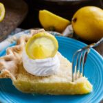Lemon Chess Pie- an old-fashioned dessert that's super easy to make from basic ingredients.