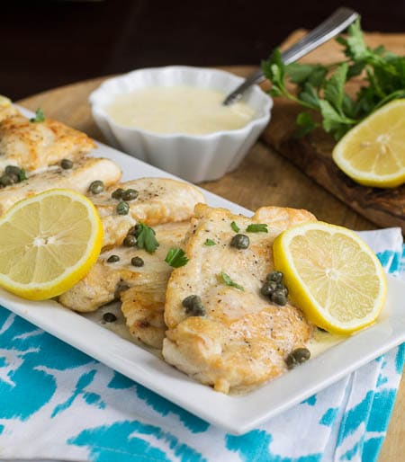 Chicken with Lemon Butter Sauce - Spicy Southern Kitchen