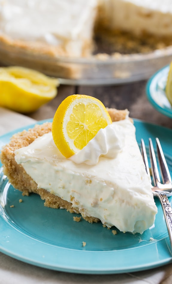 No-bake Lemon Icebox Pie only takes minutes of prep time. A cool and creamy dessert perfect for summer!