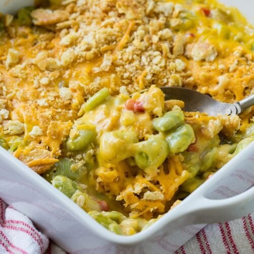 Lima Bean Casserole Spicy Southern Kitchen 0998