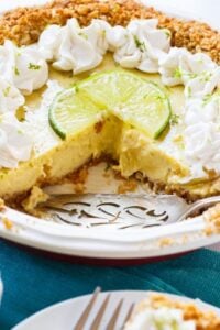 Lime Pie with Coconut Macadamia Crust