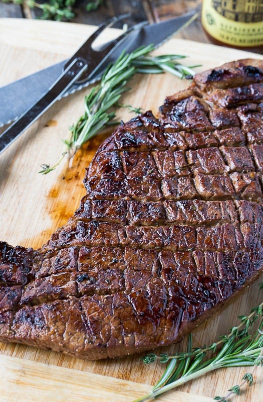 Super flavorful and moist Grilled Marinated London Broil