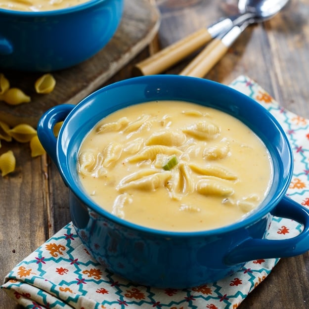 Mac and Cheese Soup - Spicy Southern Kitchen