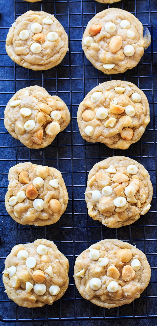 White Chocolate Macadamia Nut Cookies - Spicy Southern Kitchen