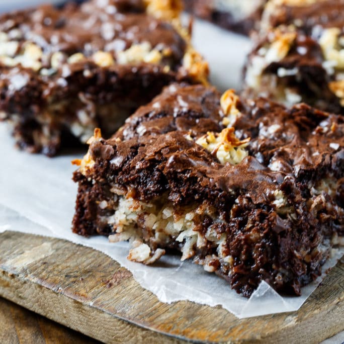 Easy Macaroon Brownies