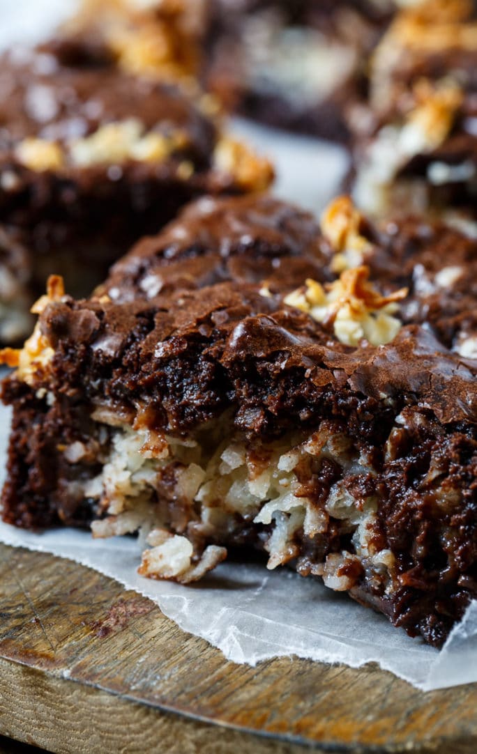 Easy Macaroon Brownies