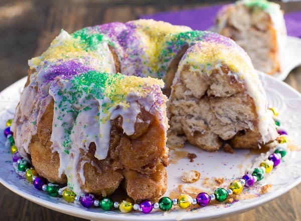 Mardi Gras Monkey Bread