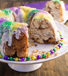 Mardi Gras Monkey Bread - Spicy Southern Kitchen