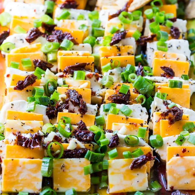Spicy Marinated Cheese