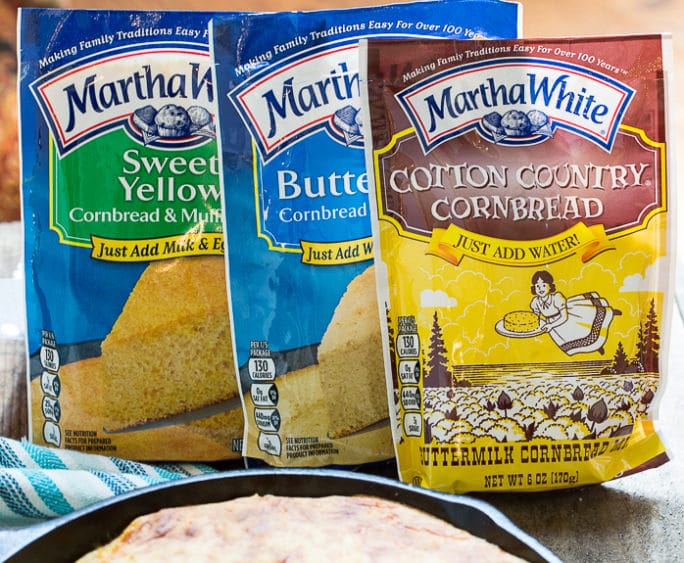 Martha WHite Cornbread mixes