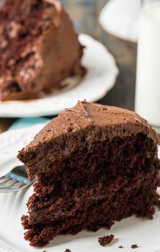 Duke's Chocolate Mayonnaise Cake - a southern favorite that's so moist and rich!
