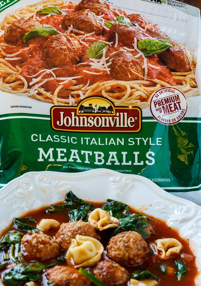 Meatball and Tortellini Soup