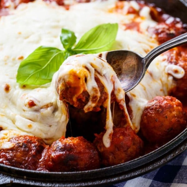 Cheesy Meatball Skillet