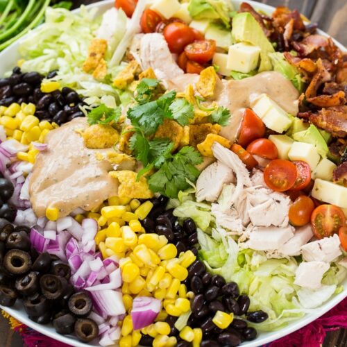 Tex Mex Cobb Salad Spicy Southern Kitchen