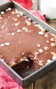 Mississippi Mud Peanut Butter Brownies