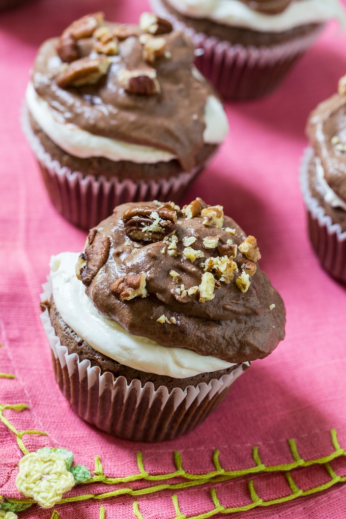 Mississippi Mud Cupcakes