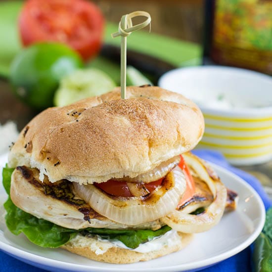 Mojito Chicken Sandwiches