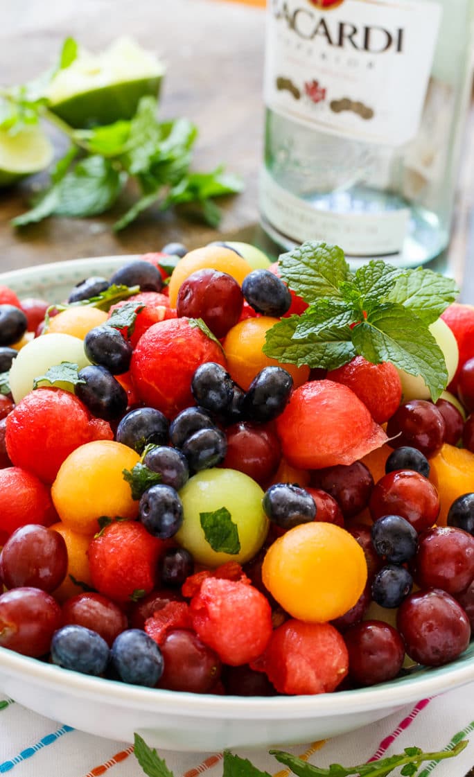 Mojito Fruit Salad - Spicy Southern Kitchen