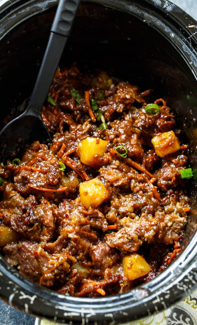 Spicy Mongolian Beef and Pineapple - Spicy Southern Kitchen