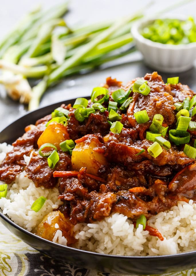 Spicy Mongolian Beef and Pineapple - Spicy Southern Kitchen