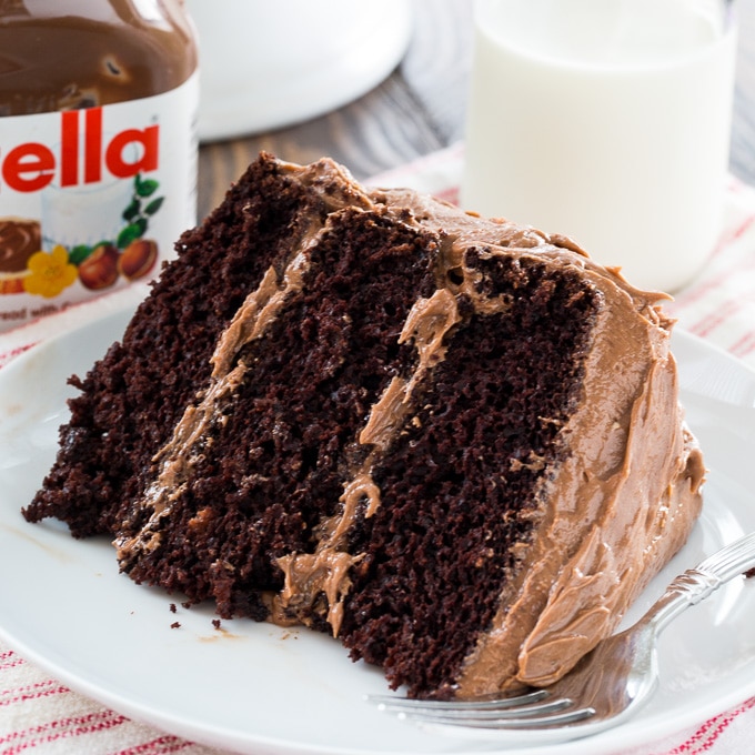 Nutella deals chocolate cake