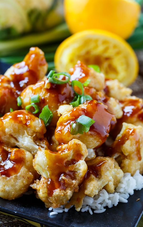 Orange Cauliflower- vegetarian version of Orange Chicken.