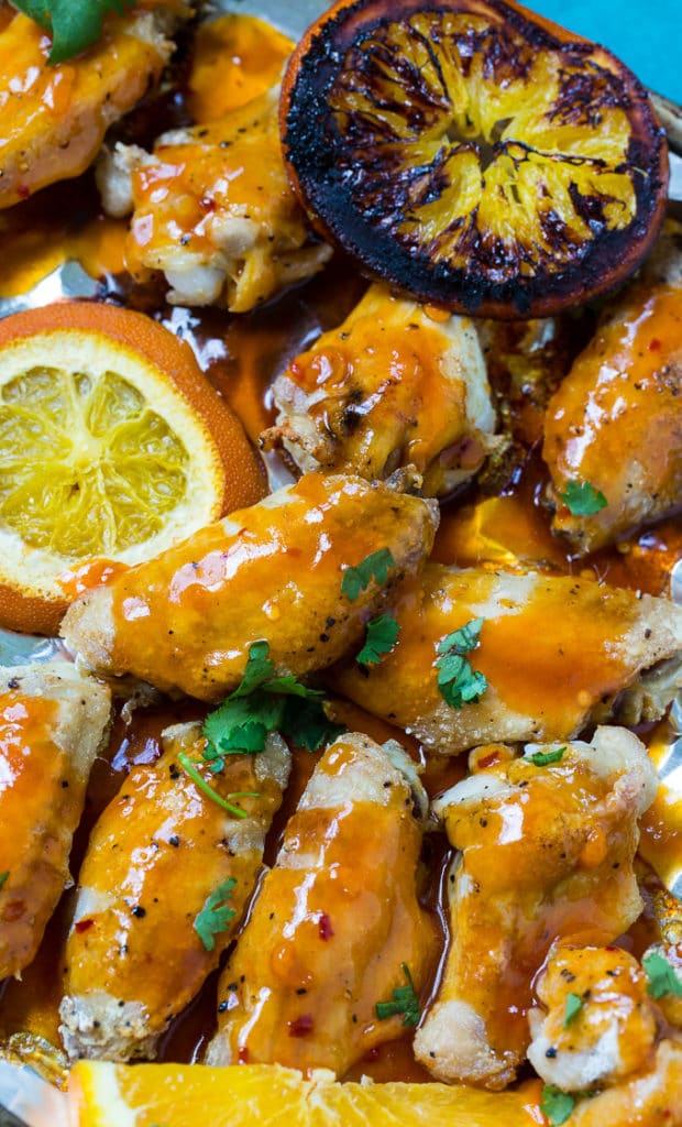 Orange Soda Hot Wings Spicy Southern Kitchen