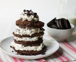 Double Stuff Oreo Pancakes