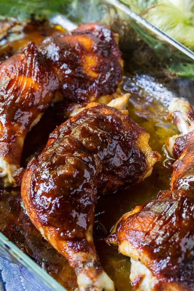 Oven Barbecued Chicken - Spicy Southern Kitchen