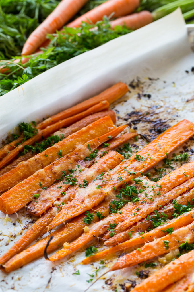 Parmesan Roasted Carrots Spicy Southern Kitchen 7965