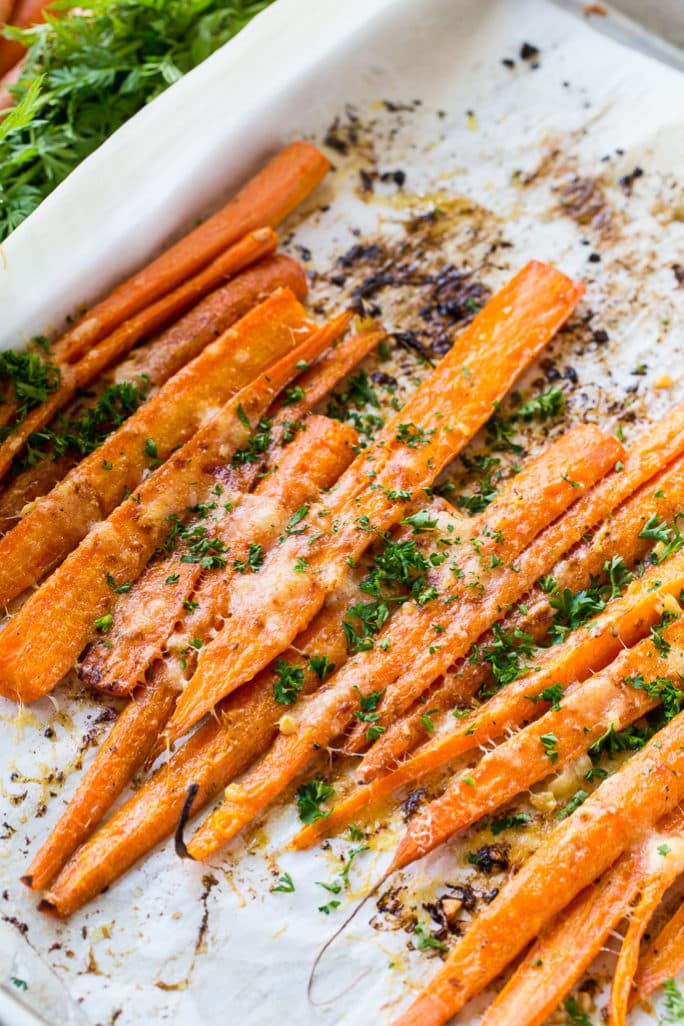 Parmesan Roasted Carrots