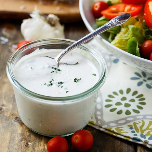Creamy Parmesan Dressing (Carrabba's copycat) Spicy Southern Kitchen