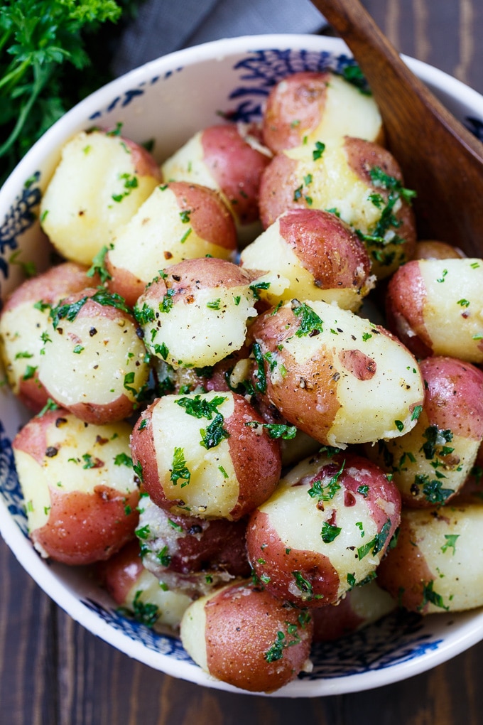 Buttered Parsley Potatoes Spicy Southern Kitchen