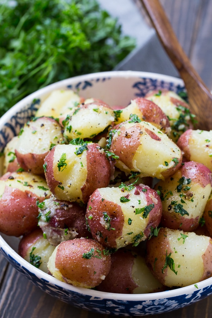 Buttered Parsley Potatoes Spicy Southern Kitchen