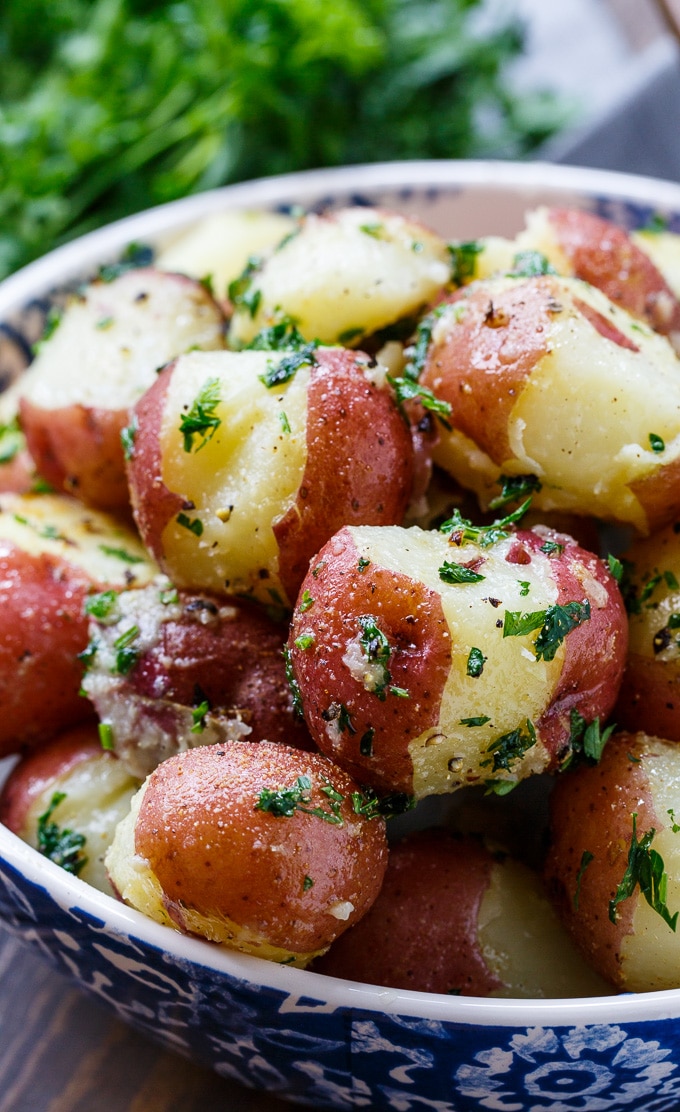 Buttered Parsley Potatoes Spicy Southern Kitchen 