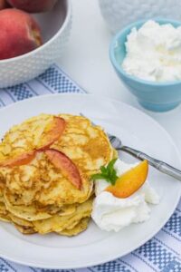 Sweet Peach Pancakes