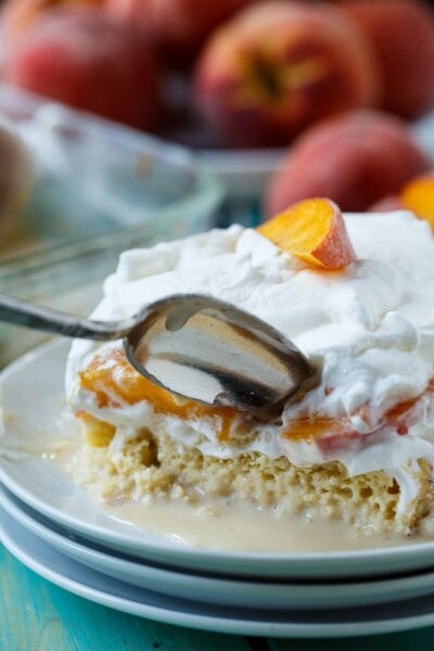 Peach Bourbon Tres Leches Spicy Southern Kitchen