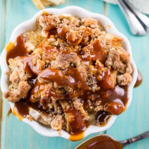 Peanut Butter and Banana Bread Pudding