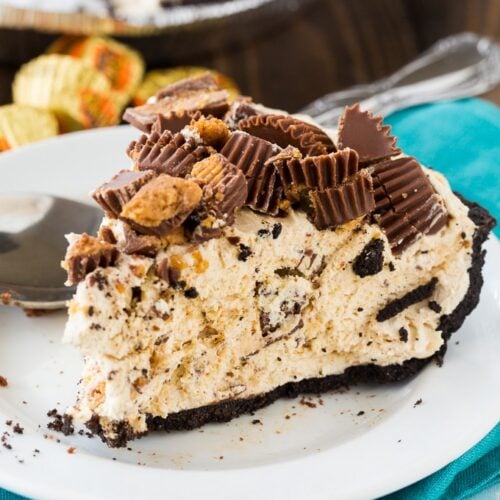 No Bake Peanut Butter Cup Pie Spicy Southern Kitchen