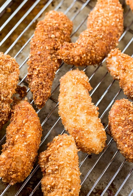 Peanut Crusted Chicken Fingers