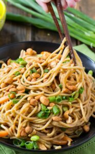 Peanut Sesame Noodles - an easy meal the kids will love.