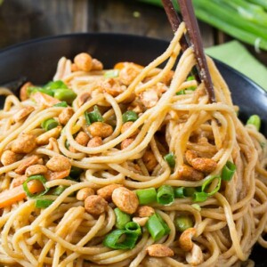 Peanut Sesame Noodles - an easy meal the kids will love.