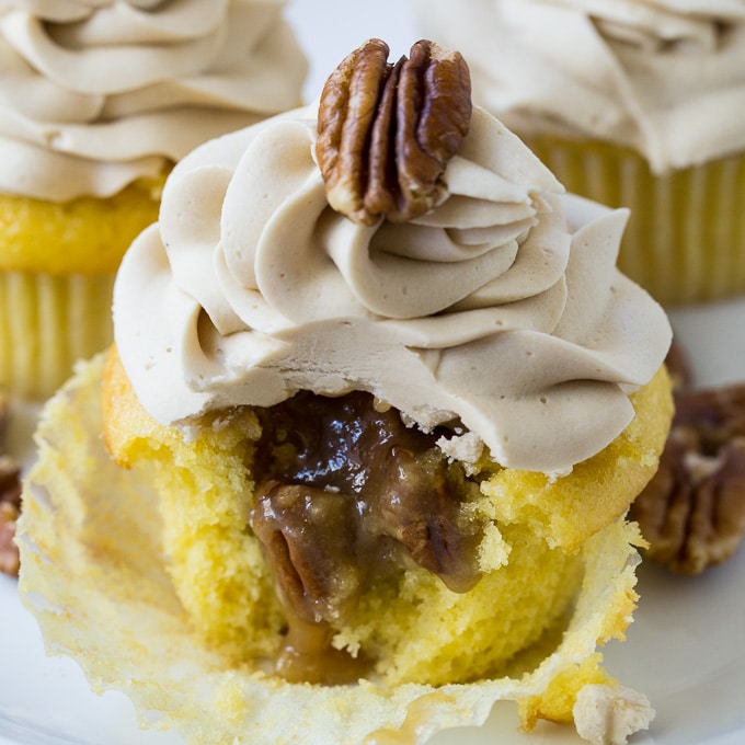 Pecan Pie Cupcakes