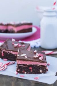 Triple Layer Peppermint Brownies