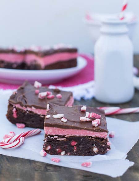 Triple Layer Peppermint Brownies